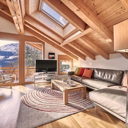 Chalet Bergfrieden Penthouse 벤겐 외부 사진
