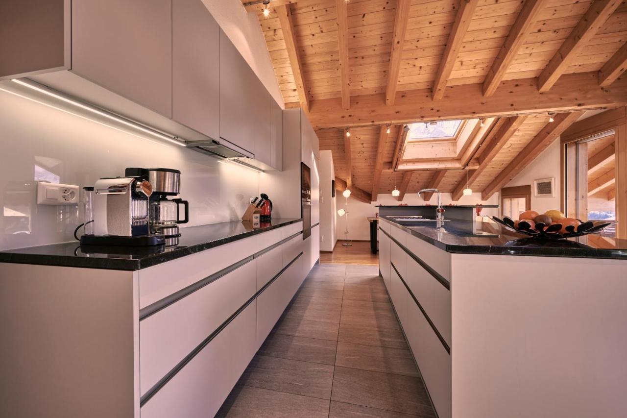 Chalet Bergfrieden Penthouse 벤겐 외부 사진