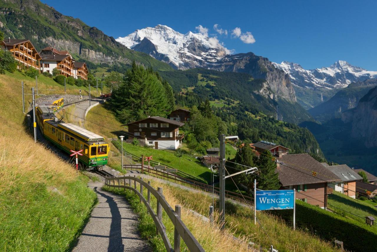 Chalet Bergfrieden Penthouse 벤겐 외부 사진