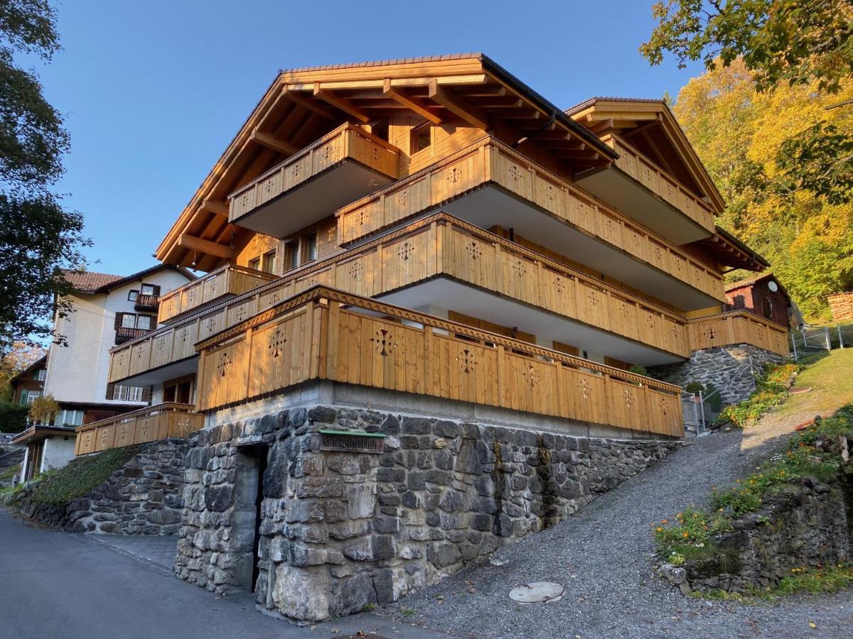 Chalet Bergfrieden Penthouse 벤겐 외부 사진