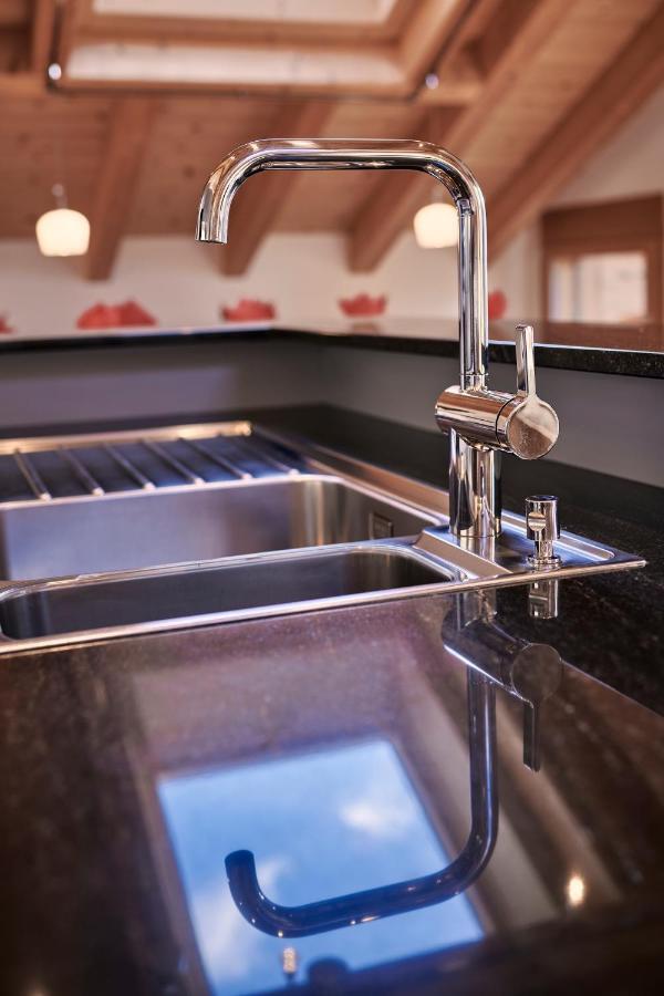 Chalet Bergfrieden Penthouse 벤겐 외부 사진