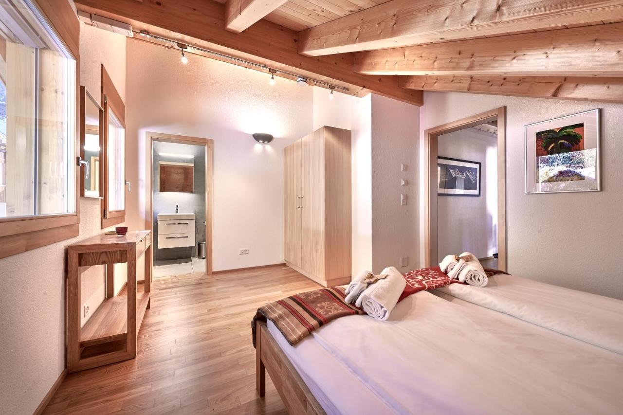 Chalet Bergfrieden Penthouse 벤겐 외부 사진