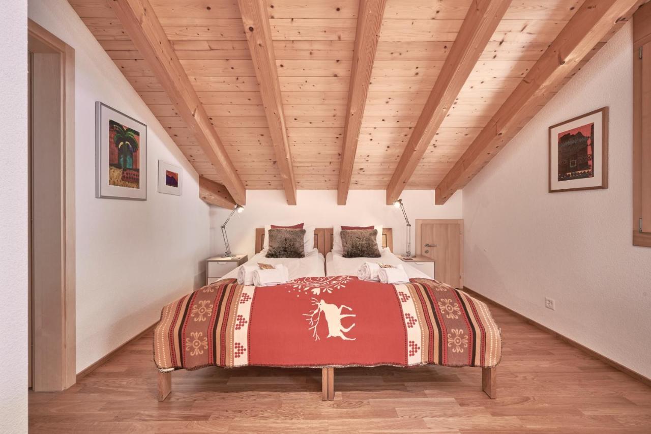 Chalet Bergfrieden Penthouse 벤겐 외부 사진