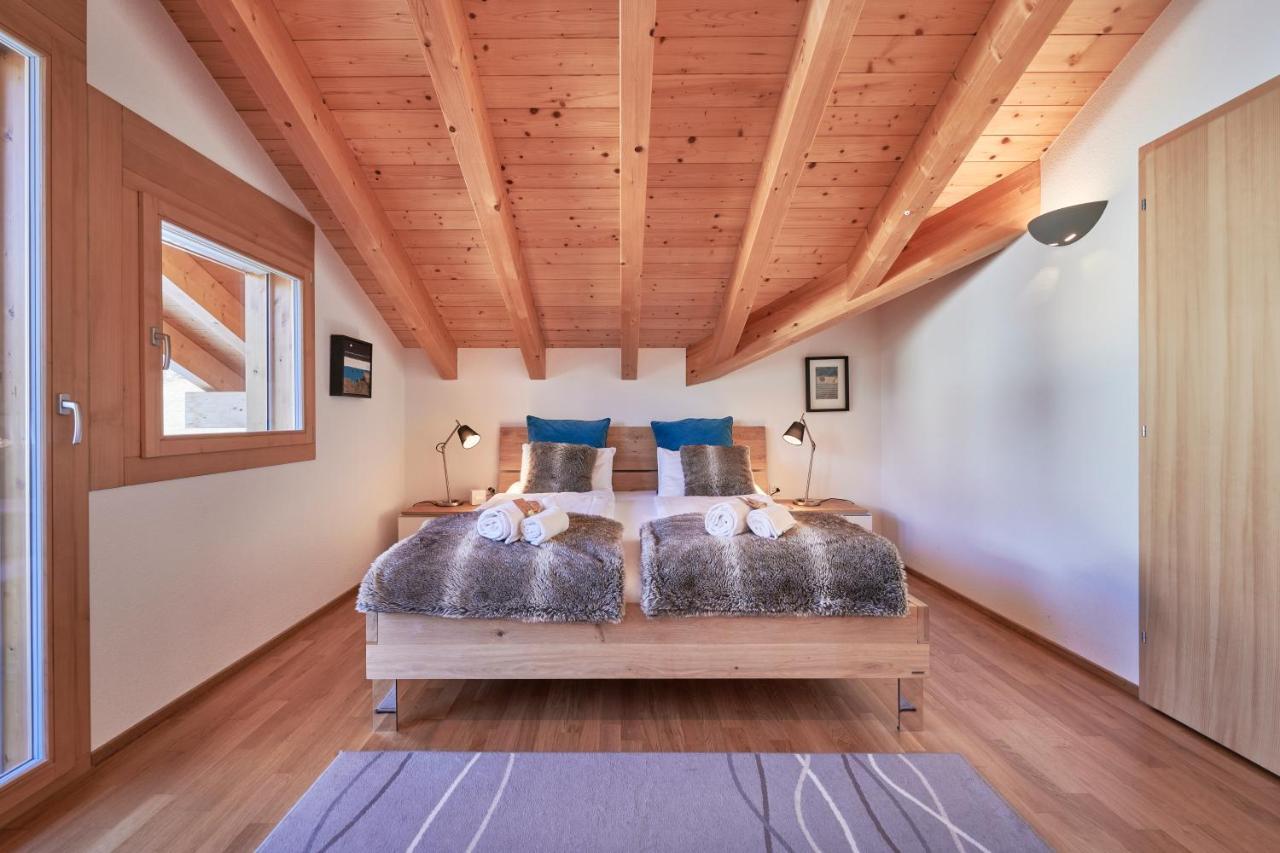 Chalet Bergfrieden Penthouse 벤겐 외부 사진