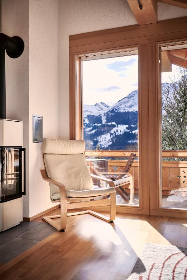 Chalet Bergfrieden Penthouse 벤겐 외부 사진
