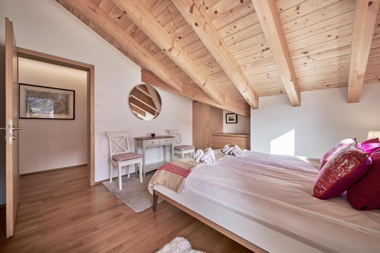 Chalet Bergfrieden Penthouse 벤겐 외부 사진