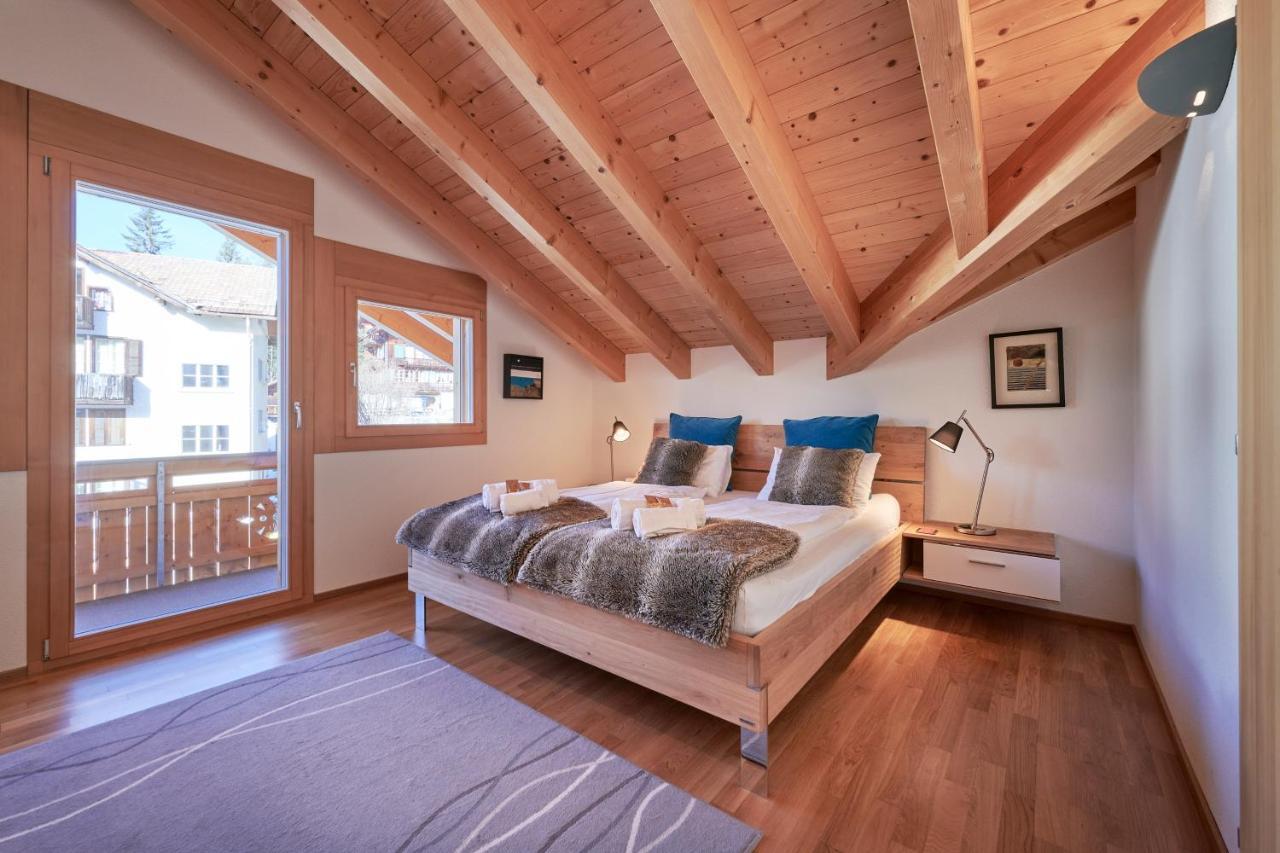 Chalet Bergfrieden Penthouse 벤겐 외부 사진
